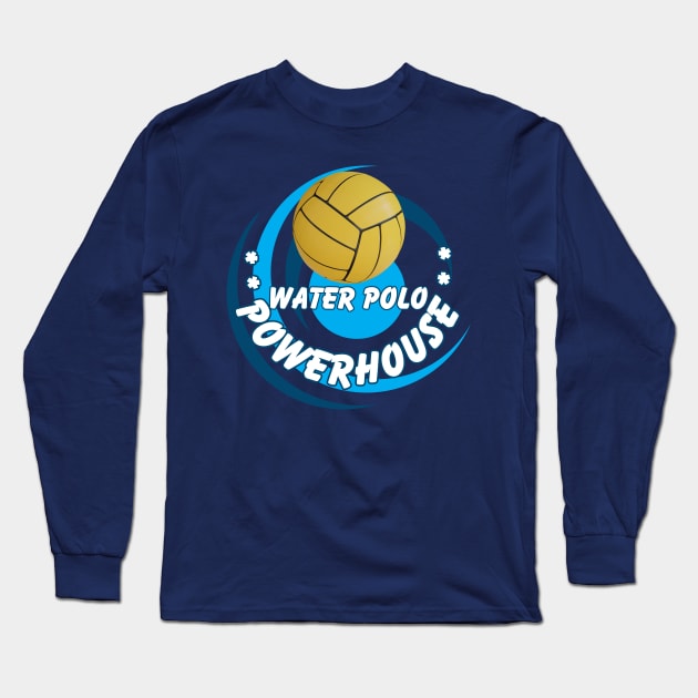 Water Polo powerhouse high school, college and professional pool sport Long Sleeve T-Shirt by Shean Fritts 